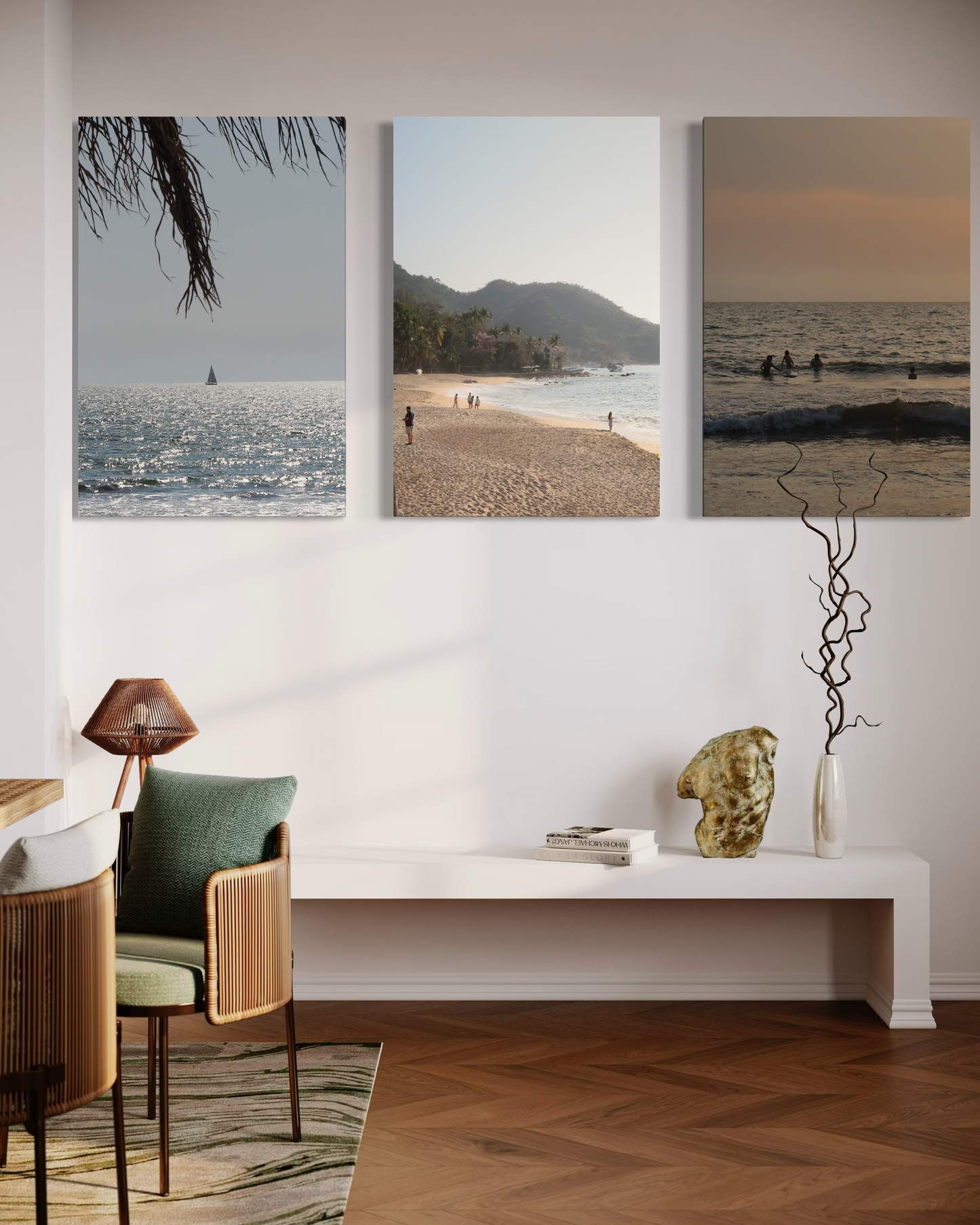 Set de 3 Cuadros Canvas – Vallarta