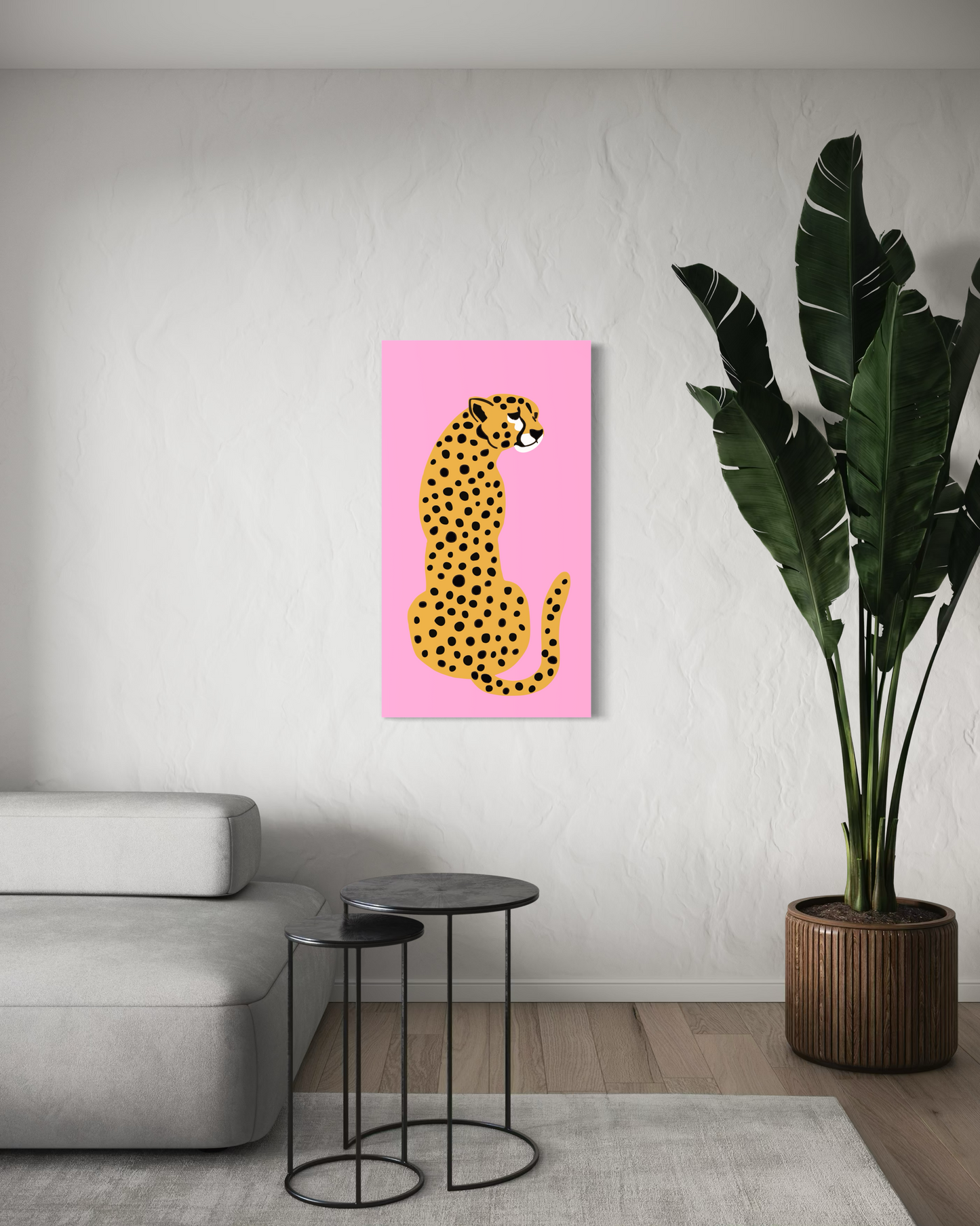 Cuadro Canvas – Pink Cheetah