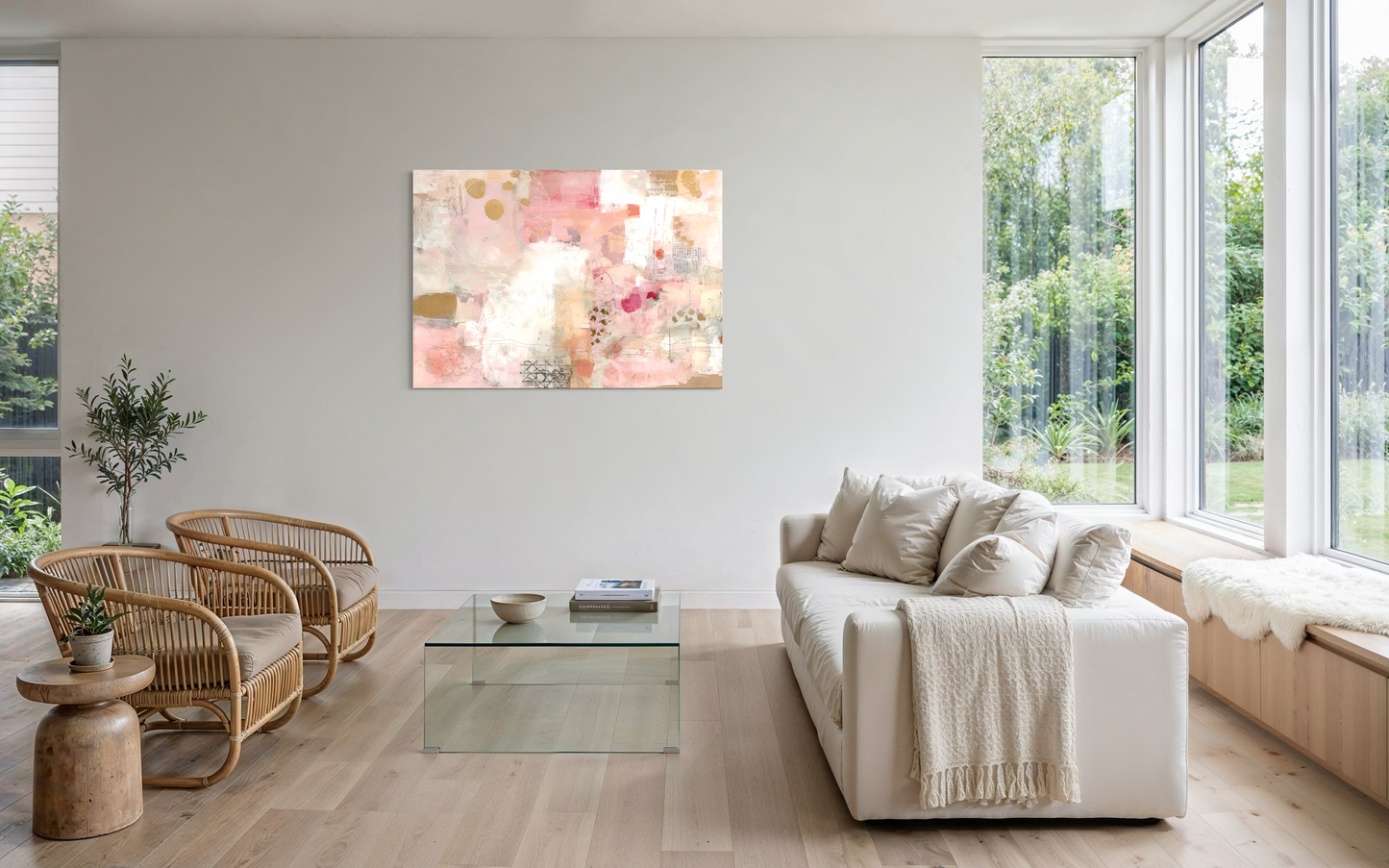 Cuadro Canvas - Pink Abstract