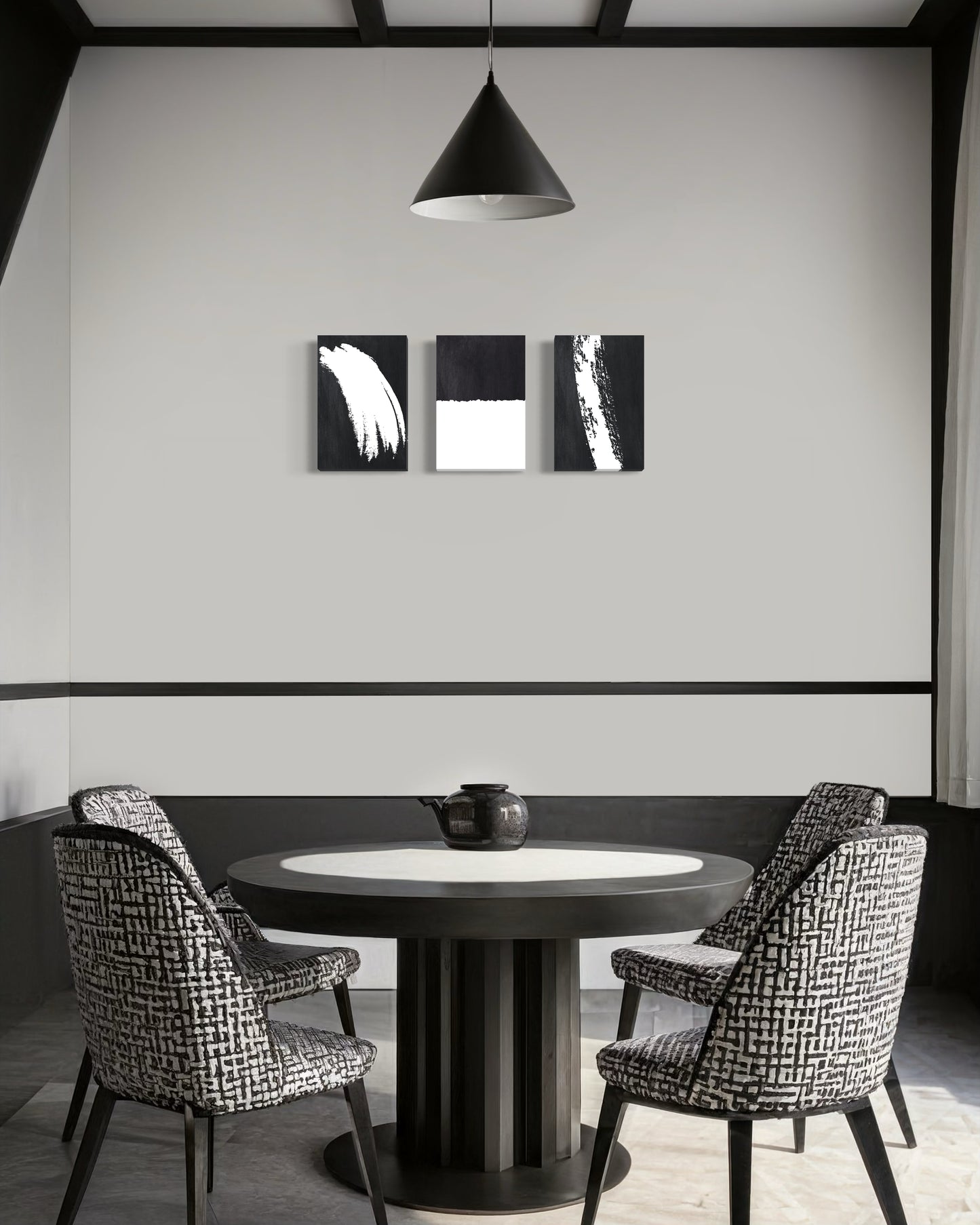 Set de 3 Cuadros Canvas – B&W