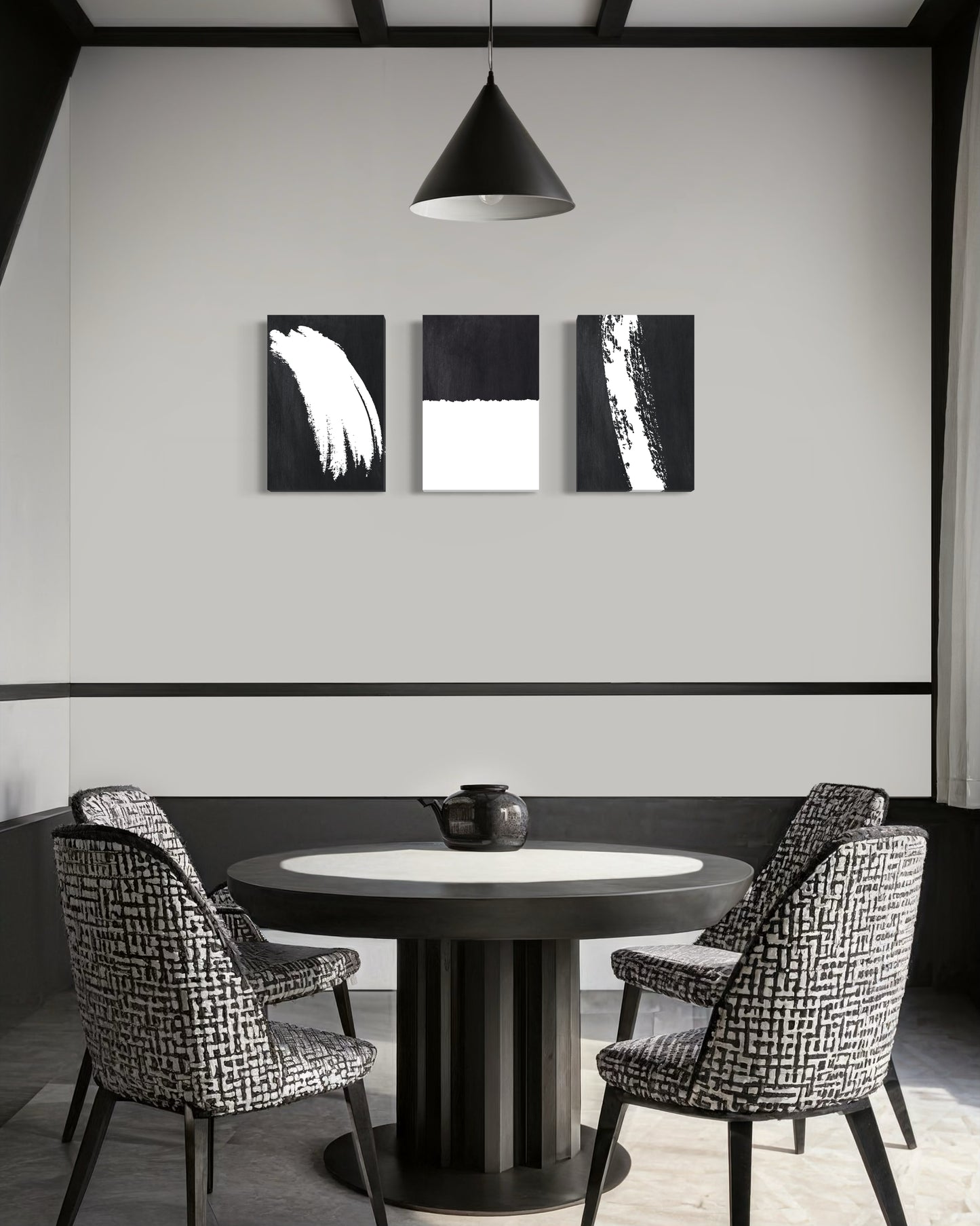 Set de 3 Cuadros Canvas – B&W