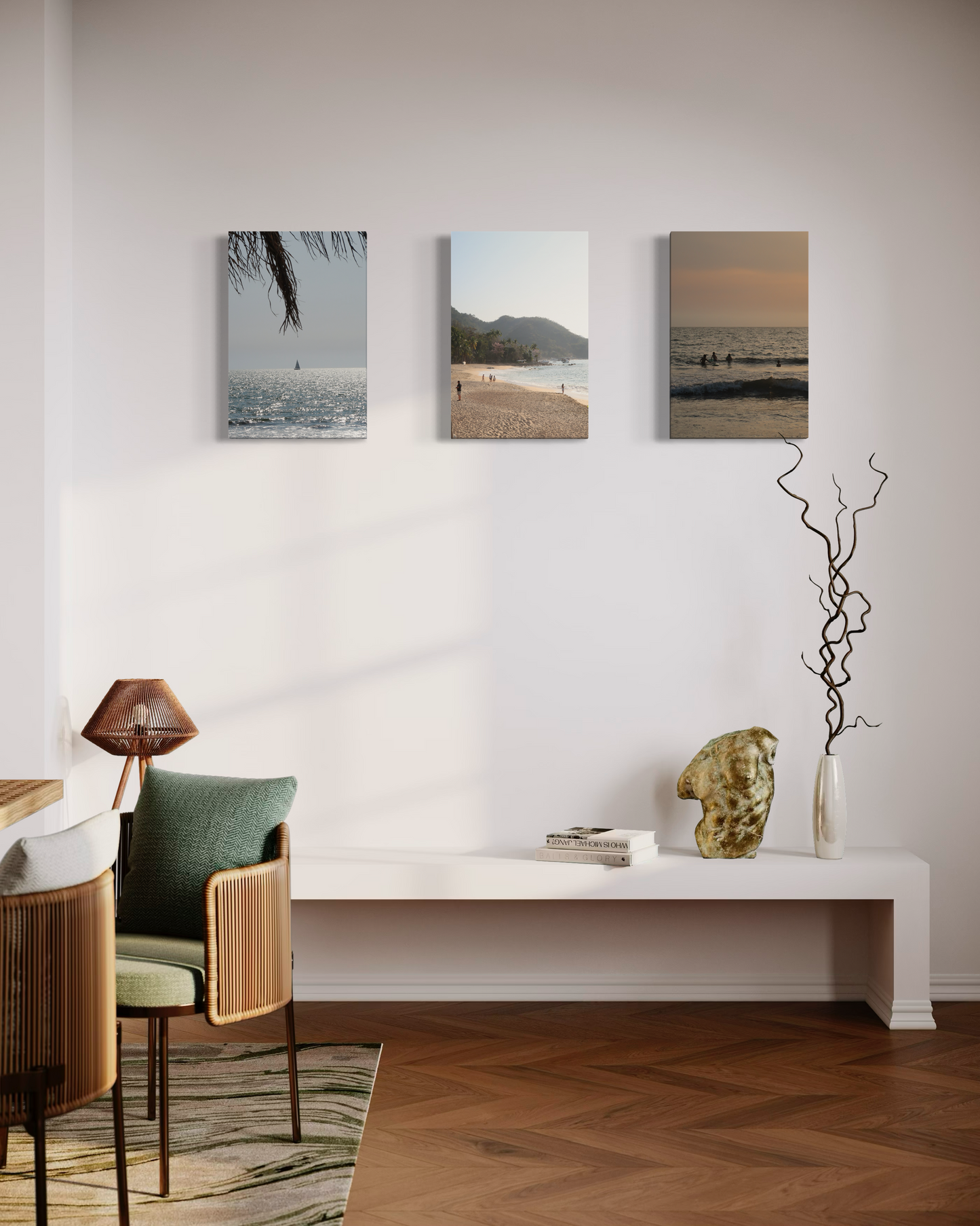 Set de 3 Cuadros Canvas – Vallarta