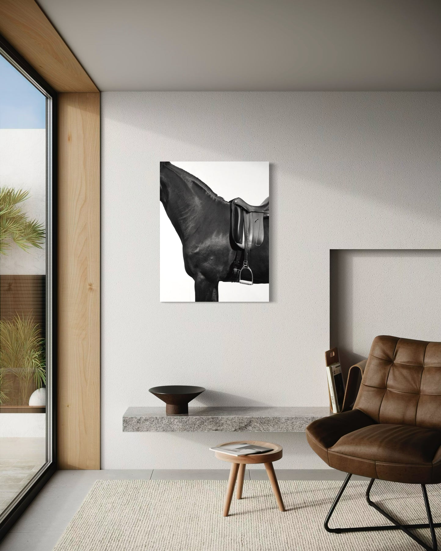 Cuadro Canvas - Caballo B&W