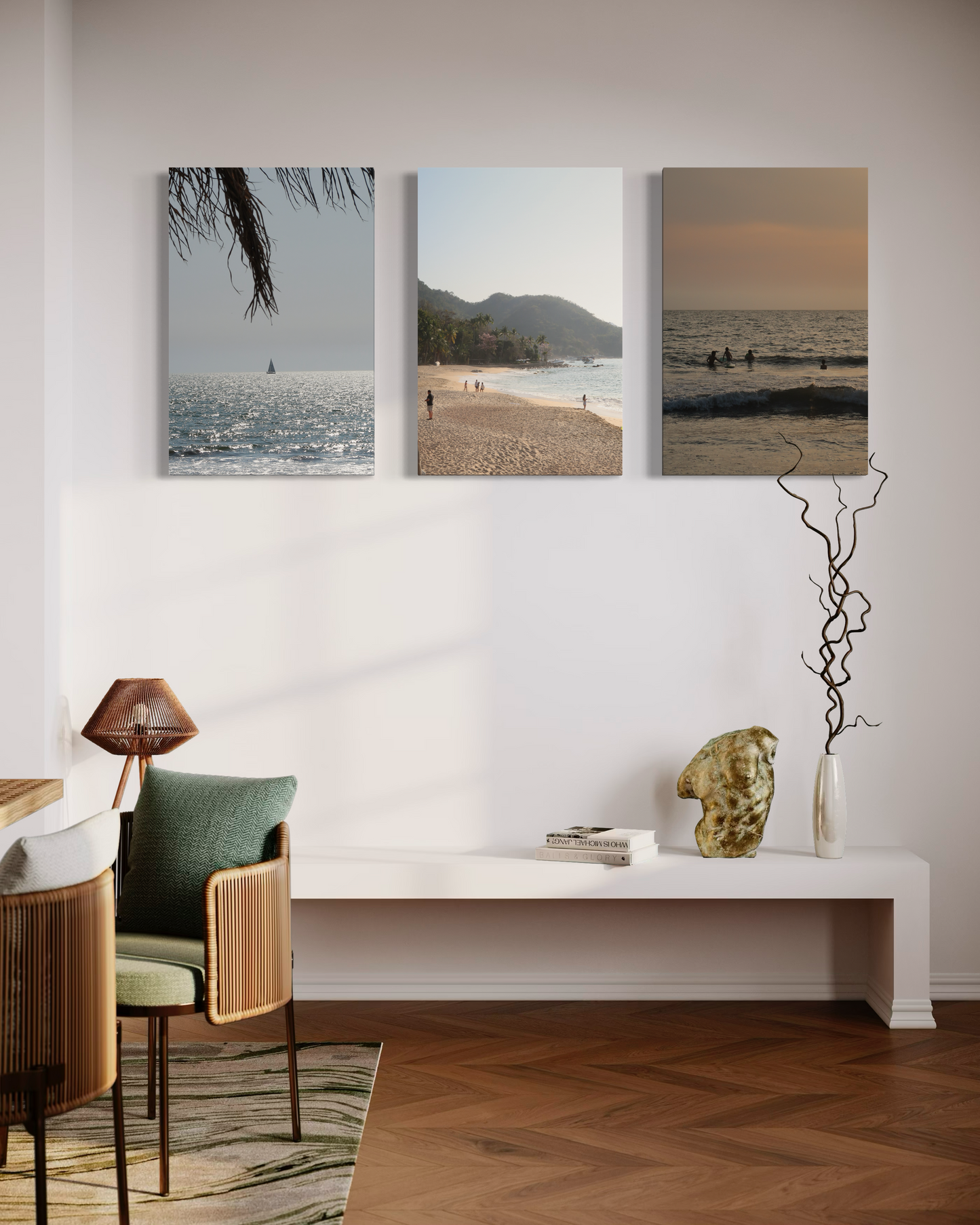 Set de 3 Cuadros Canvas – Vallarta