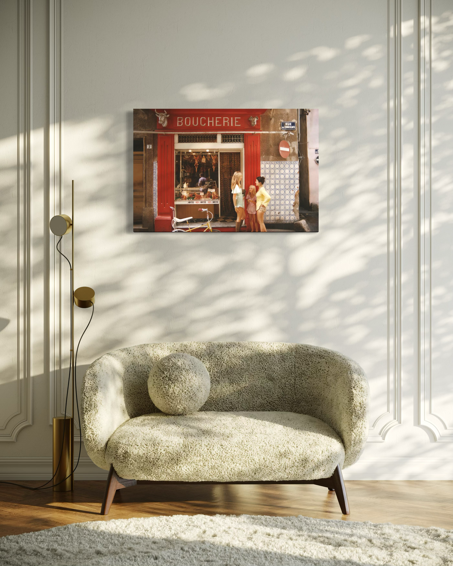 Canvas - Slim aarons Saint-Tropez Boucherie