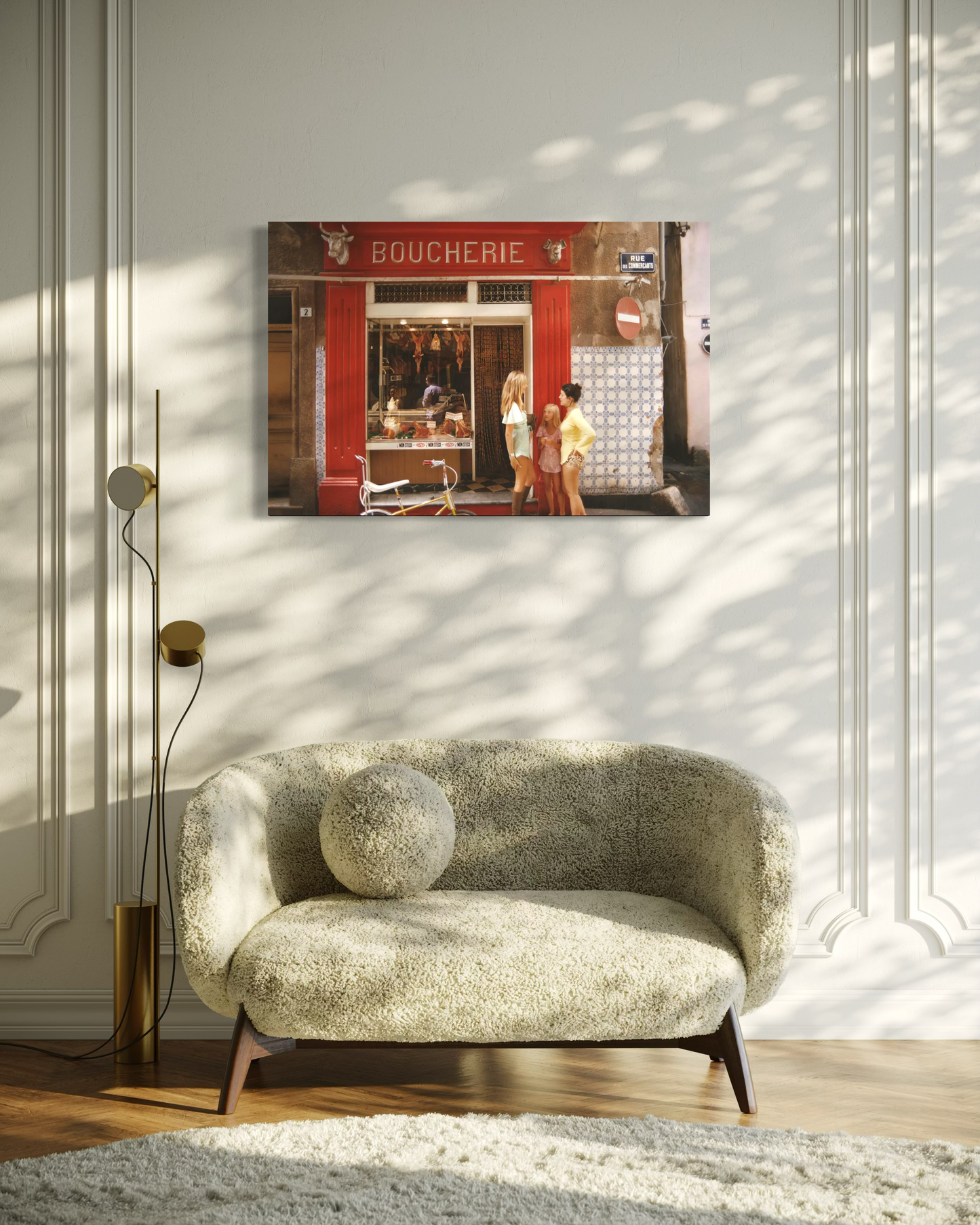 Canvas - Slim aarons Saint-Tropez Boucherie