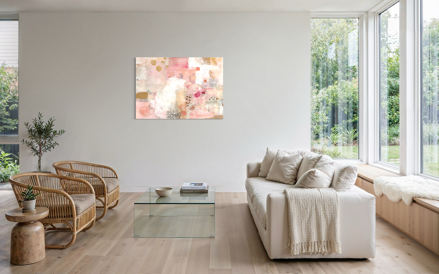 Cuadro Canvas - Pink Abstract