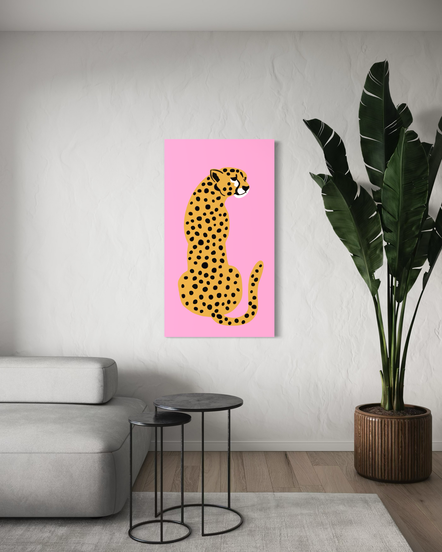 Cuadro Canvas – Pink Cheetah