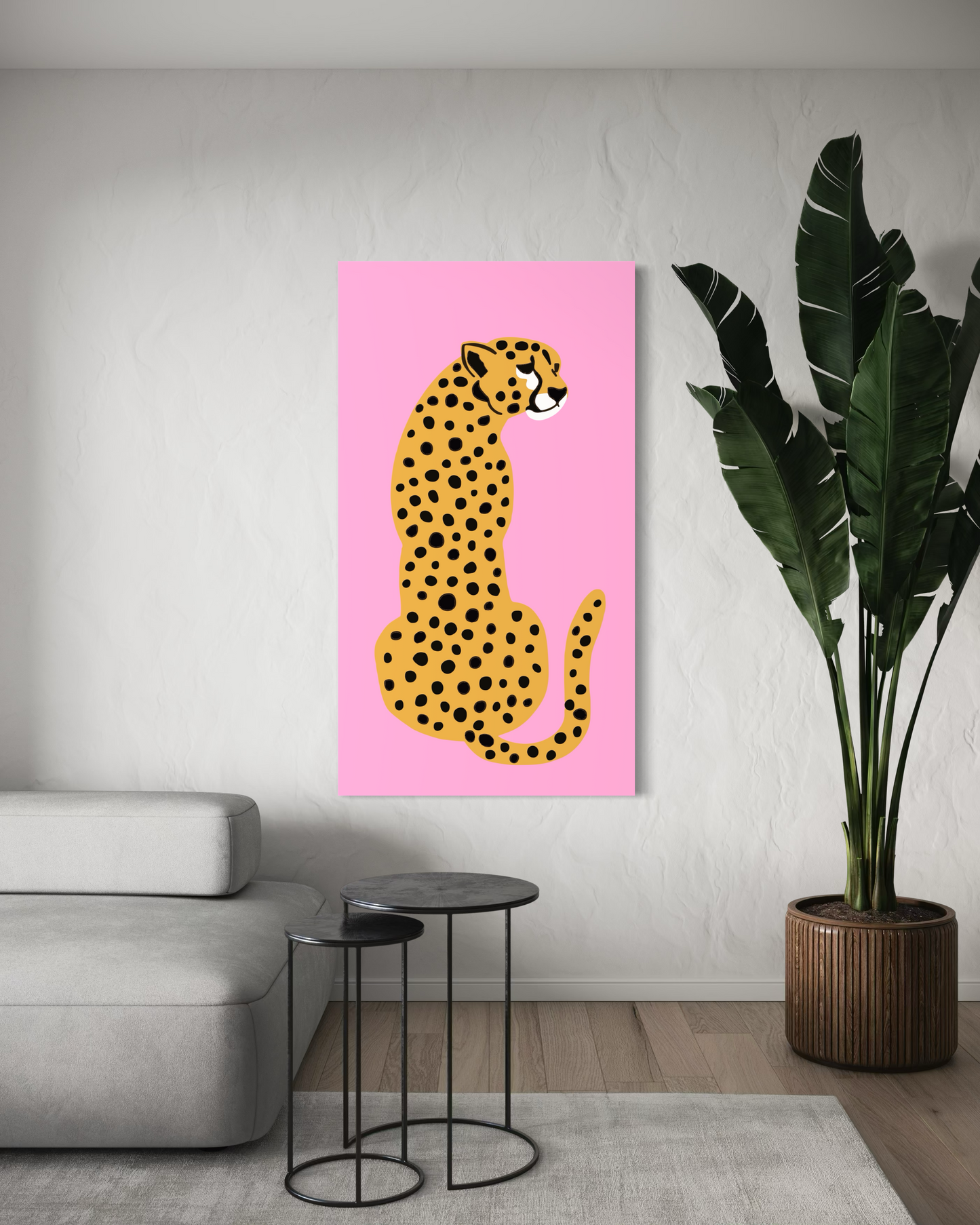 Cuadro Canvas – Pink Cheetah