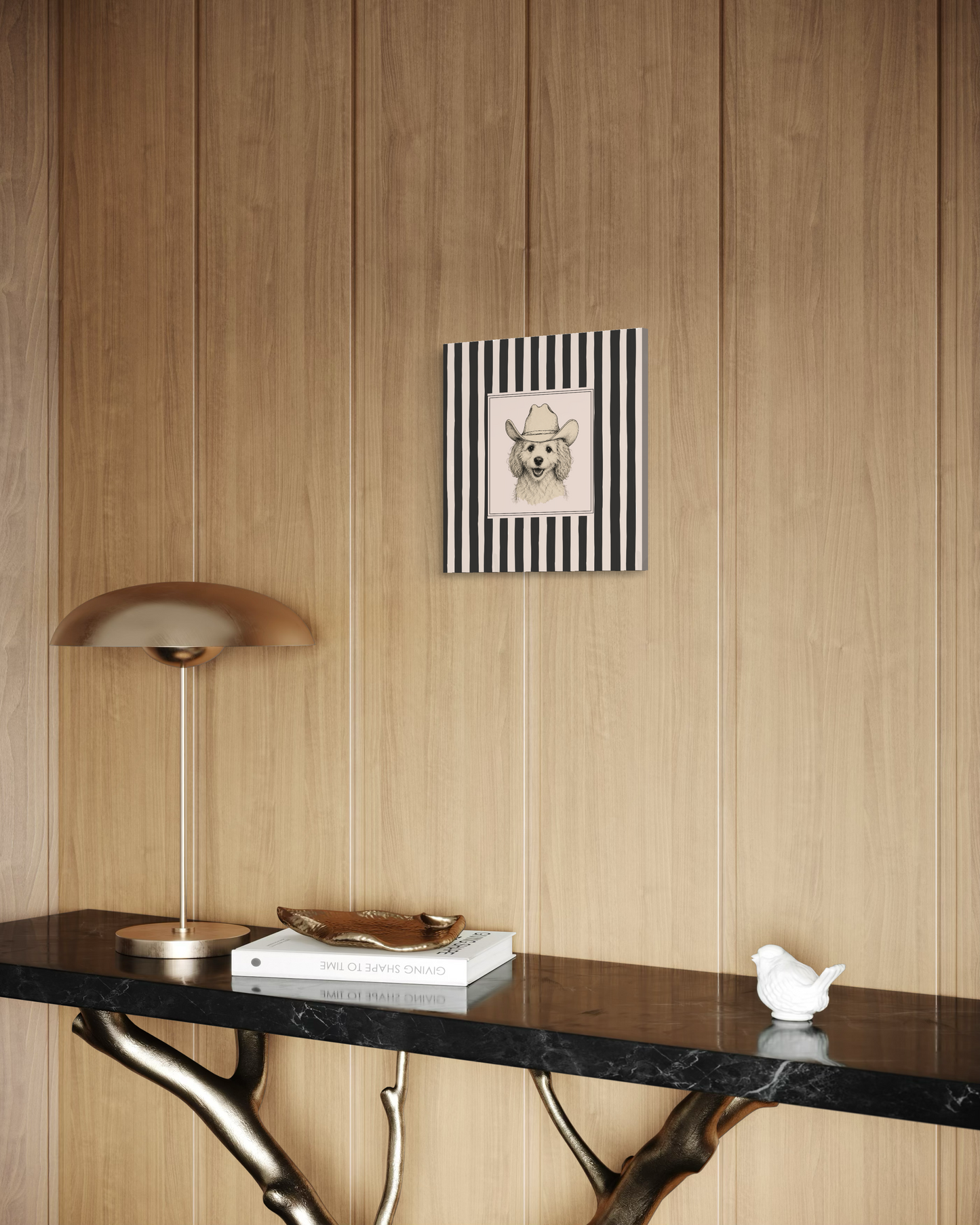 Canvas Personalizado - Cowboy Dog