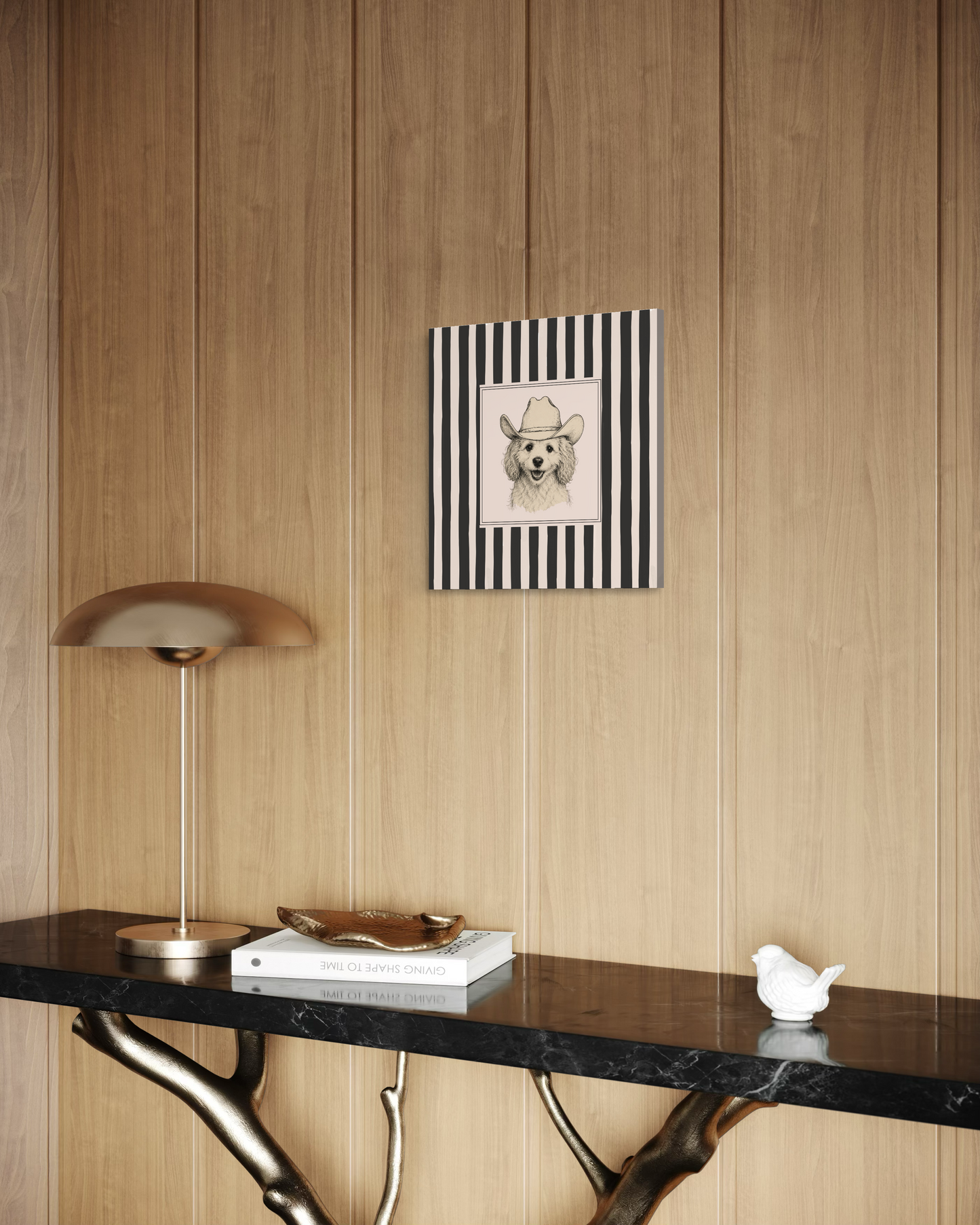 Canvas Personalizado - Cowboy Dog