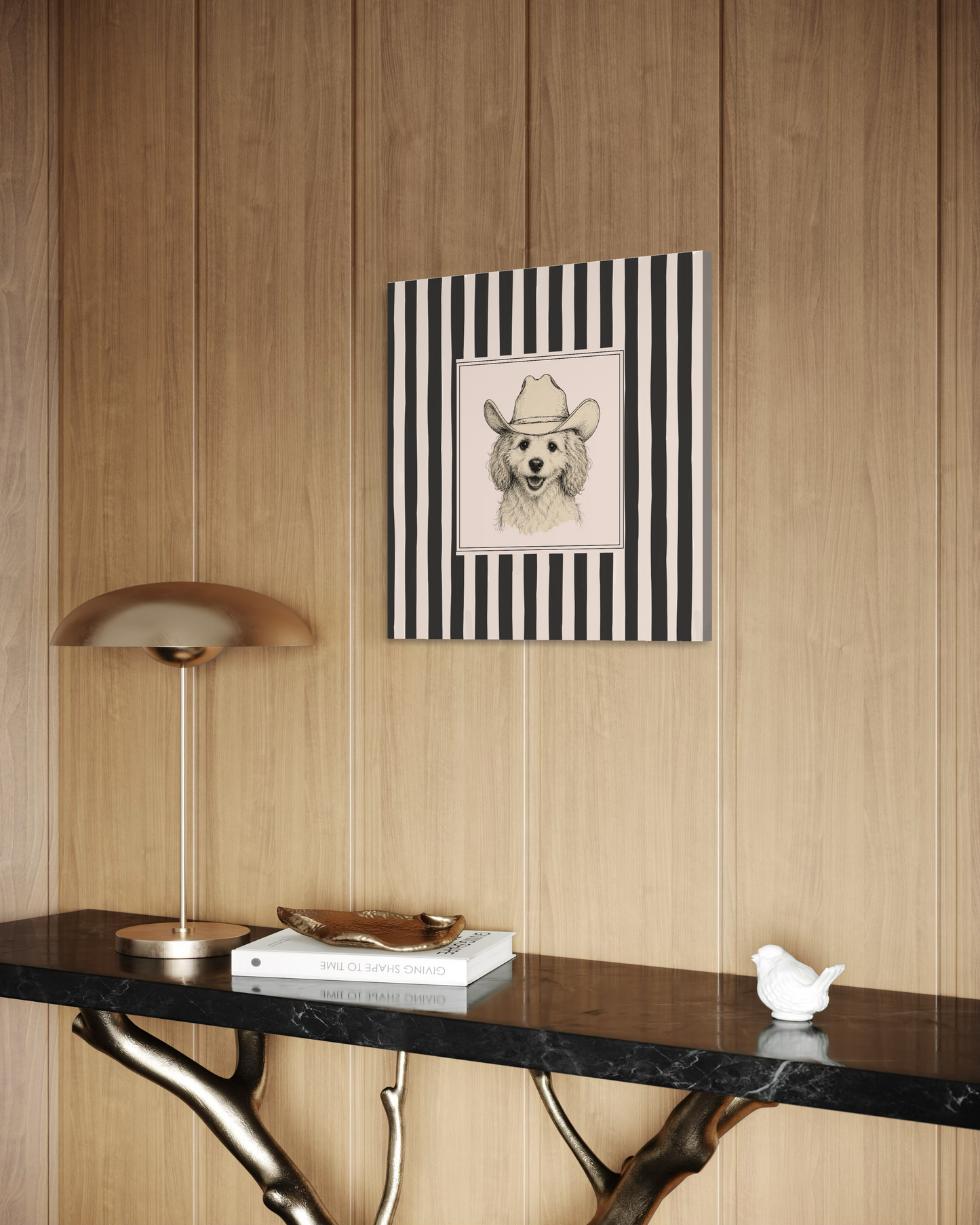 Canvas Personalizado - Cowboy Dog