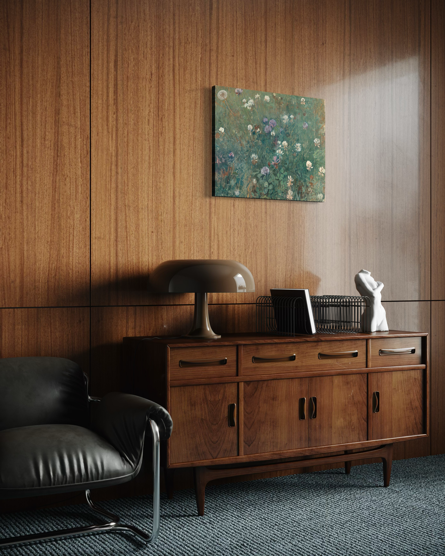 Canvas - Blooming Clover Jac van Looij