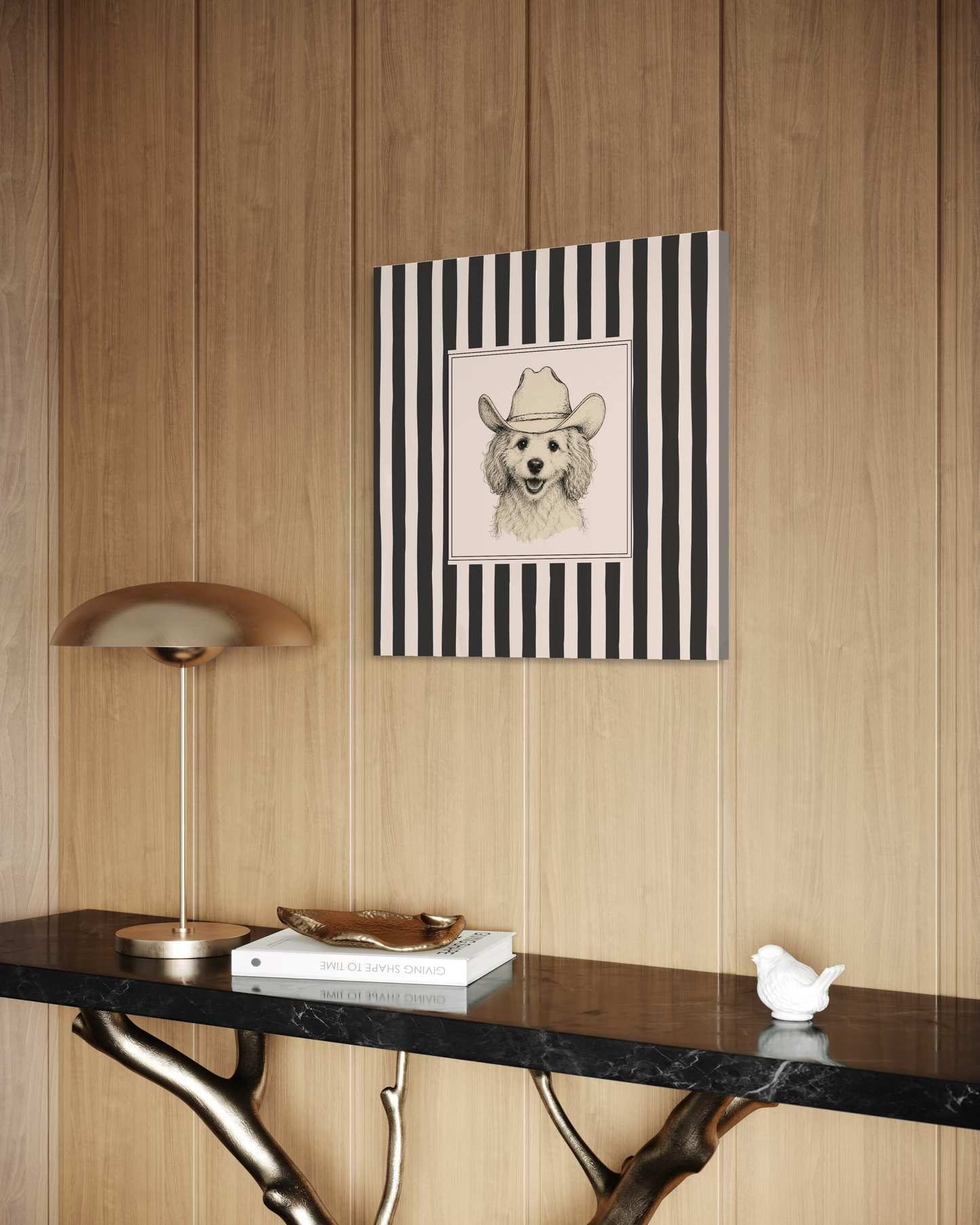 Canvas Personalizado - Cowboy Dog