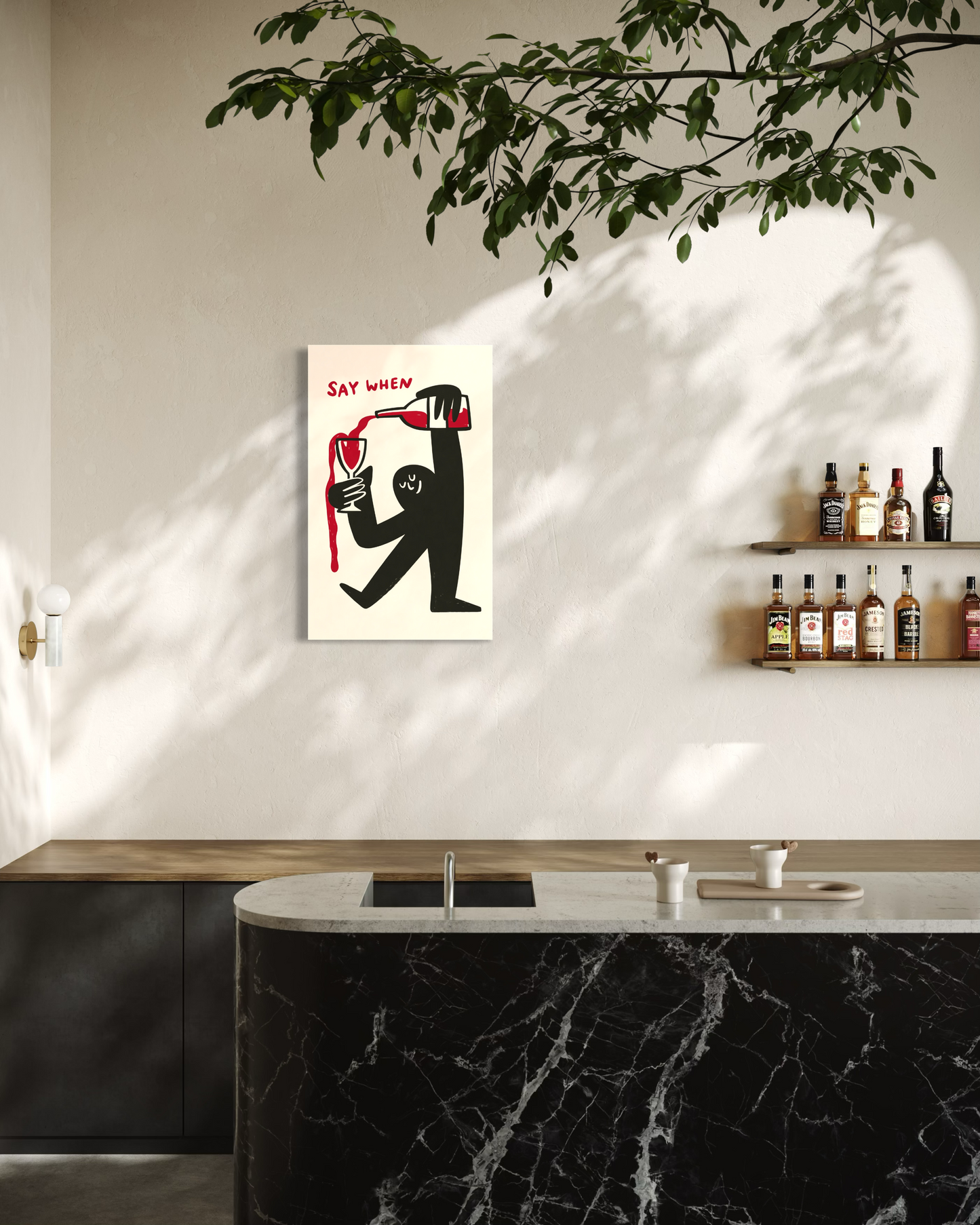 Cuadro Canvas - Say When...