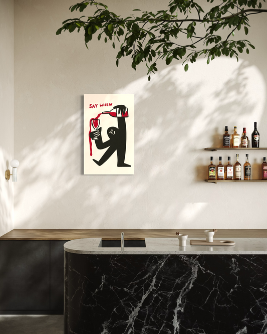Cuadro Canvas - Say When...