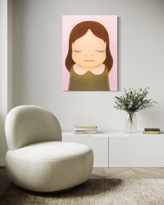 Cuadro Canvas - Cosmic Girl: Eyes Closed