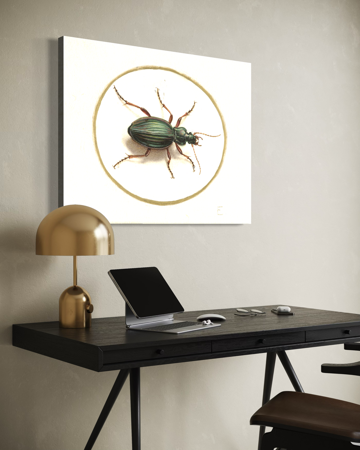 Canvas - Jan Augustin van der Goes Beetle