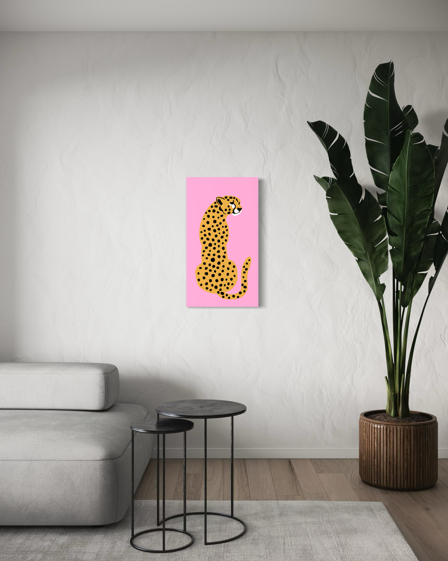 Cuadro Canvas – Pink Cheetah
