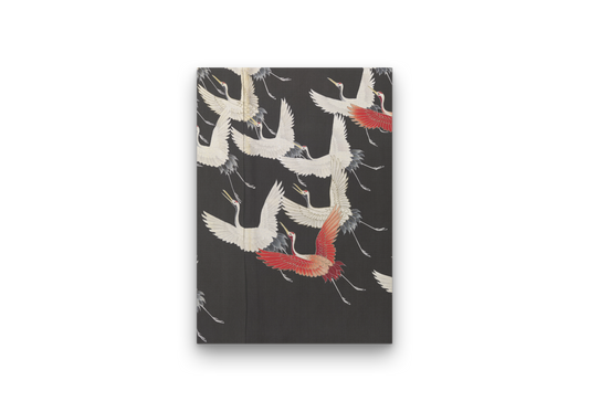 Canvas - Kimono Furisode with Flying Cranes