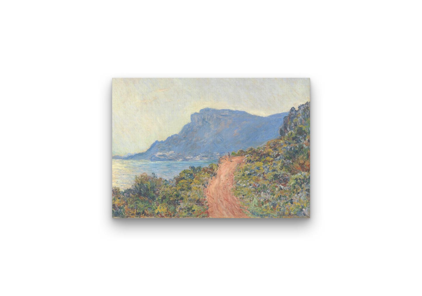 Canvas - Claude Monet La Corniche near Monaco