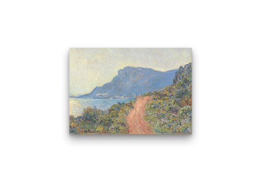 Canvas - La Corniche near Monaco  Claude Monet