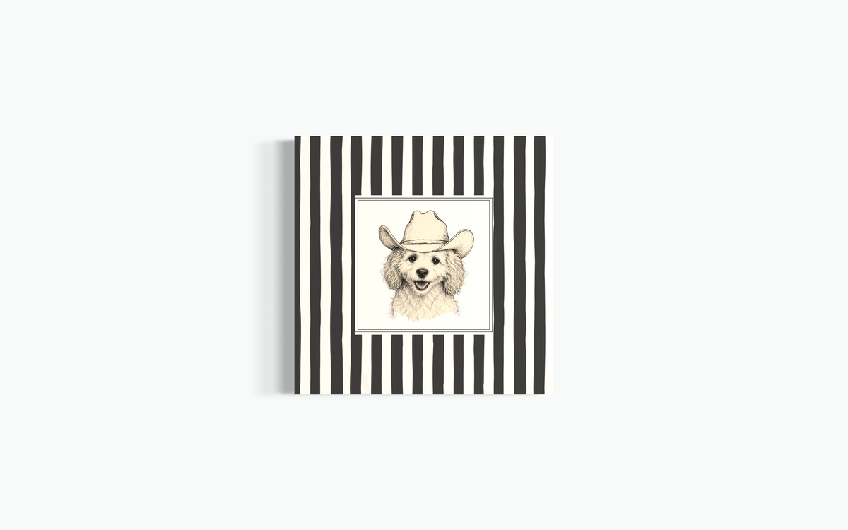 Canvas Personalizado - Cowboy Dog