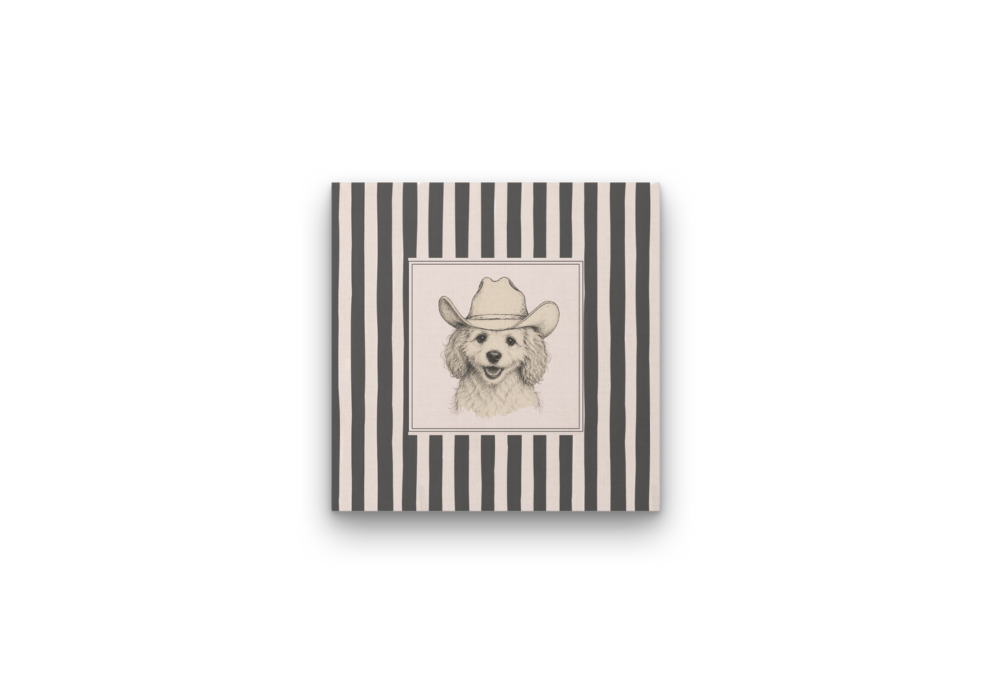 Canvas Personalizado - Cowboy Dog